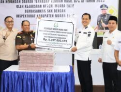 Bupati Apresiasi Kejari Muara Enim Berhasil Pulihkan Keuangan Negara Senilai Rp5,05 Miliar
