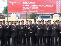 Kapolres Lahat Pimpin Upacara Hari Lahir Pancasila di Mapolres Lahat