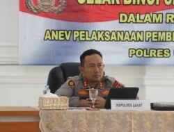 Kapolres Lahat AKBP Novi Edyanto, S.I.K., M.I.K. Pimpin Gelar Bin Opsnal Bulanan