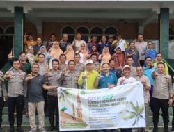 Polres Lahat, Polda Sumsel Melaksanakan Gerakan Asri Polri, Serta Gerakan Bersama Bersih Lingkungan Kerja dan Masjid