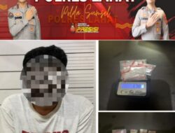 Enam Paket Sabu dan 1 (satu ) Tersangka Diamankan Satres Narkoba Polres Lahat